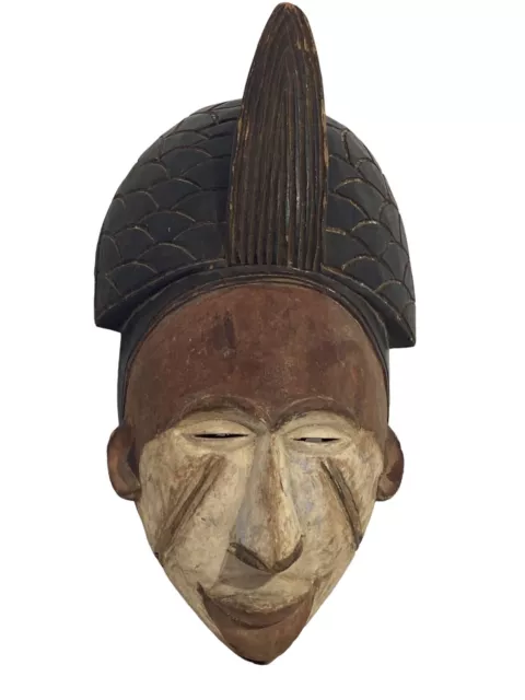 #5362 African Igbo Mask Nigeria 17" H