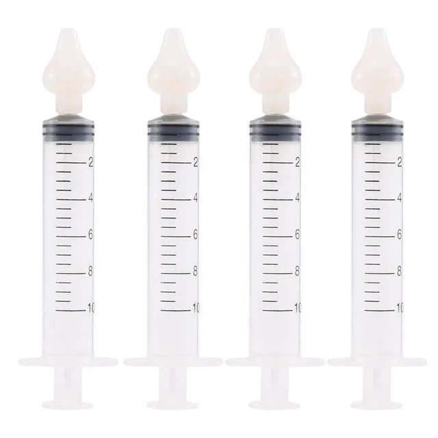 4Pcs Baby Nose Clean Needle Tube Infant Nasal Aspirator Cleaner 10A8N7
