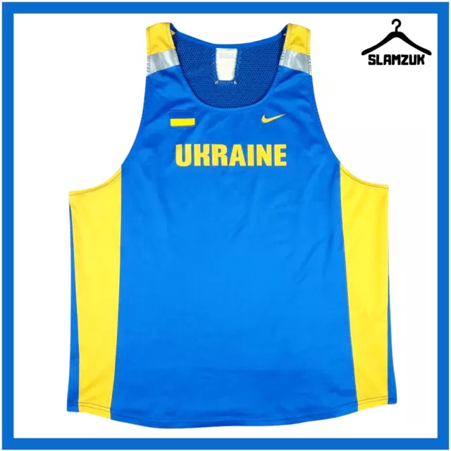 UKRAINE BASKETBALL JERSEY Nike 3XL XXXL Home Kit Vest Top FIBA 2000s 134662  X78 £59.99 - PicClick UK