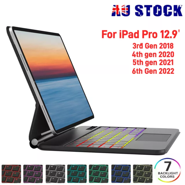 Magic Keyboard Touchpad For iPad Pro 12.9" 3rd/4th/5th/6th Generation 2022+Case