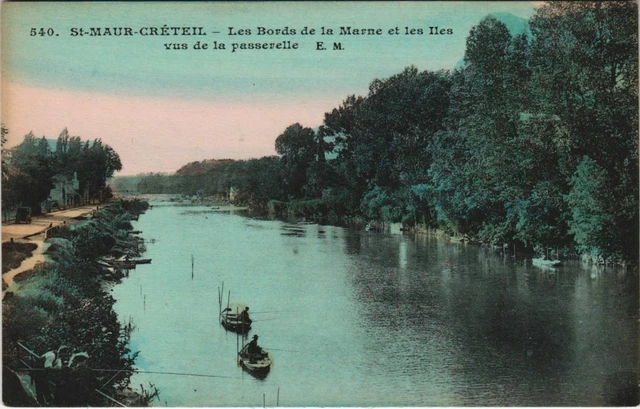 CPA St-MAUR - CRETEIL - the edges of La Marne and islands (146836)