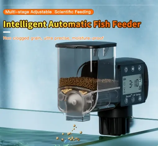 Aquarium Fish Feeder - WiFi Remote Control,Digital Timing for Easy and Smart Use