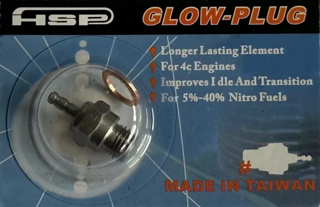 HSP Glow Plug N4/N3 Nitro Rc Car UK STOCK