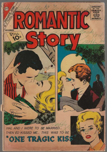Romantic Story #58 Silver Age 1961 Charlton Romance Comic Book G/VG