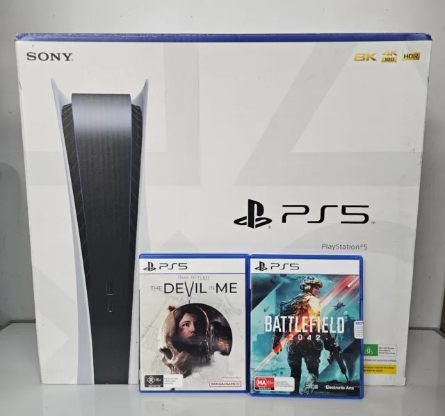 PlayStation 5 Disc Version Bundle With Cyberpunk 2077 Game Disc - PS5 