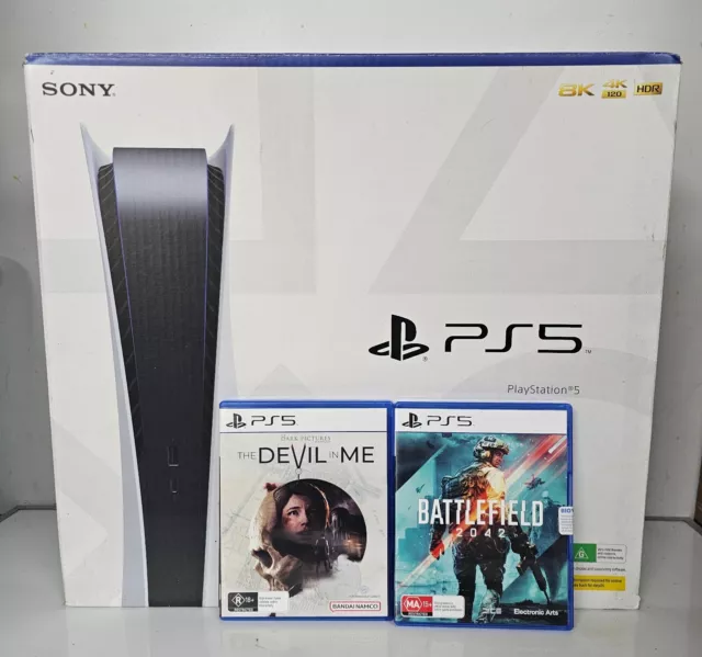 PlayStation 5 Disc Version Bundle With Cyberpunk 2077 Game Disc - PS5 