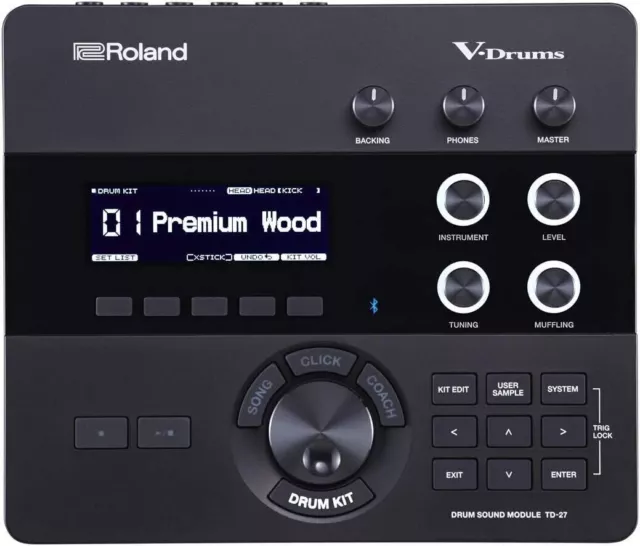 Módulo de sonido de batería ROLAND TD-27 con modelado de sonido prismático...