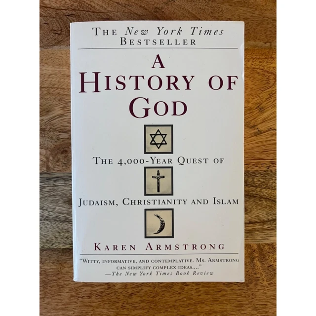 A HISTORY OF God by Karen Armstrong 7.95 PicClick