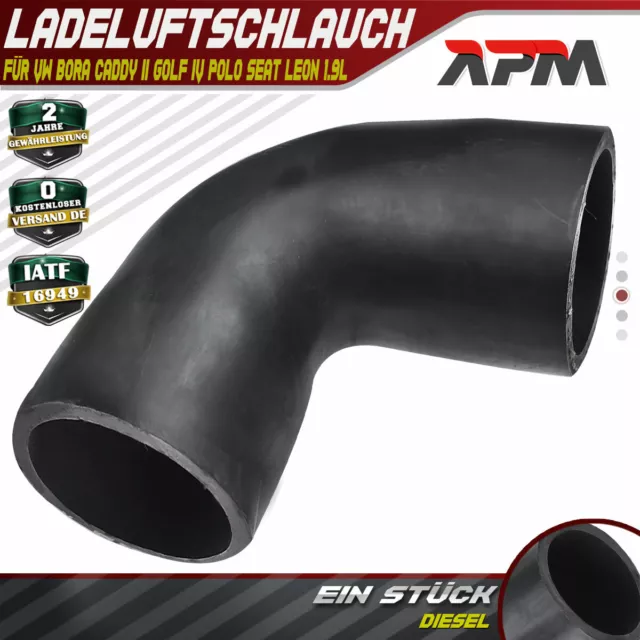 Ladeluftschlauch Turboschlauch für VW Bora Caddy II Golf IV Polo Seat Inca 1.9L