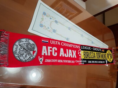 BUFANDA FUTBOL UEFA CHAMPIONS LEAGUE 2021-22 AJAX Amsterdam vs BORUSSIA DORTMUND 