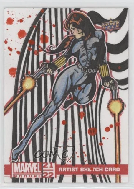 2020-21 Upper Deck Marvel Annual Sketch Cards 1/1 Rich Hennemann #SKT Auto p1l