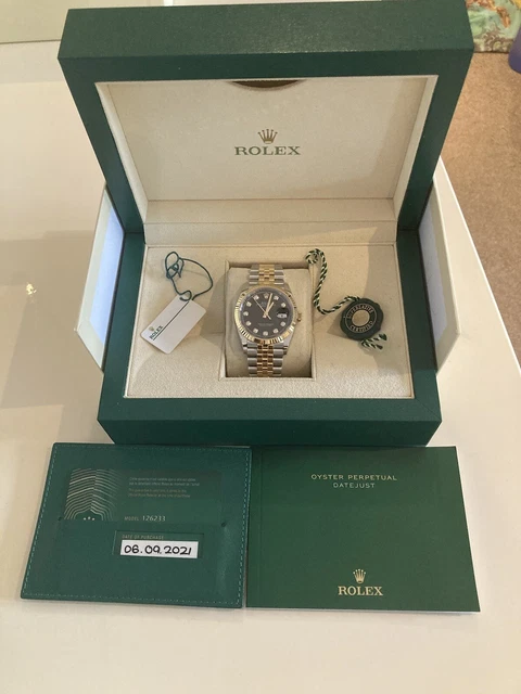 Rolex datejust sales box for sale