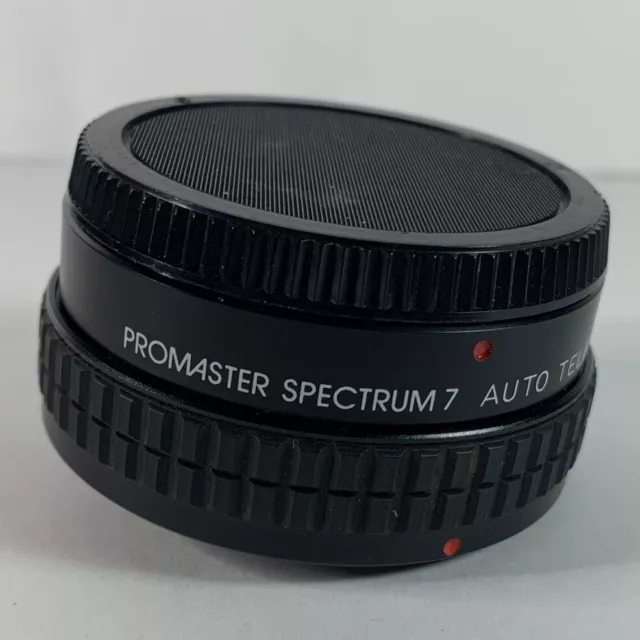 Promaster Spectrum 7 Auto Tele Converter MC 2X For Canon C/FD Lens Part 2