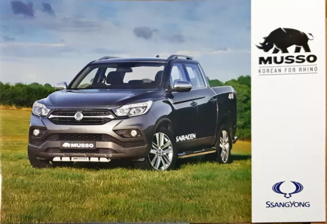 Ssangyong Musso Pick Up Brochure 2019