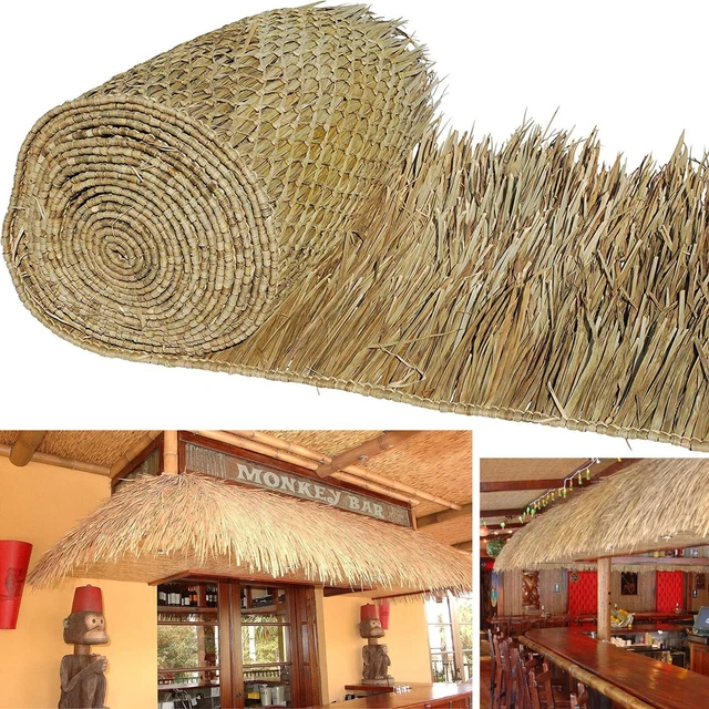 Plastic Mexican Style Tiki Bar Grass Duck Blind Grass DIY Thatch