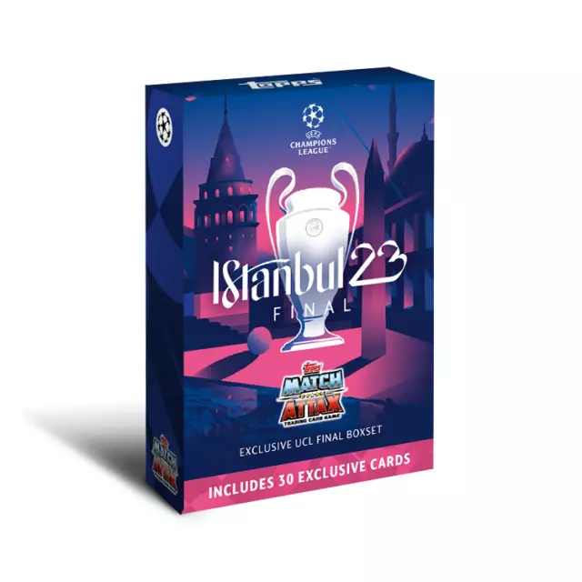 TOPPS UEFA CHAMPIONS League Final 2023 Match Attax Limited Edition Box