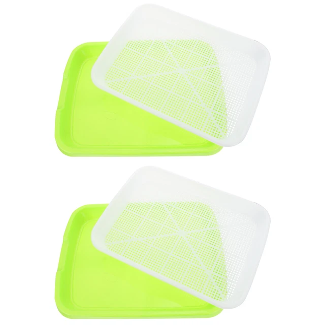 2 Sets Sprouter -Tabletts Keimtablett Microgreens Wachsen der