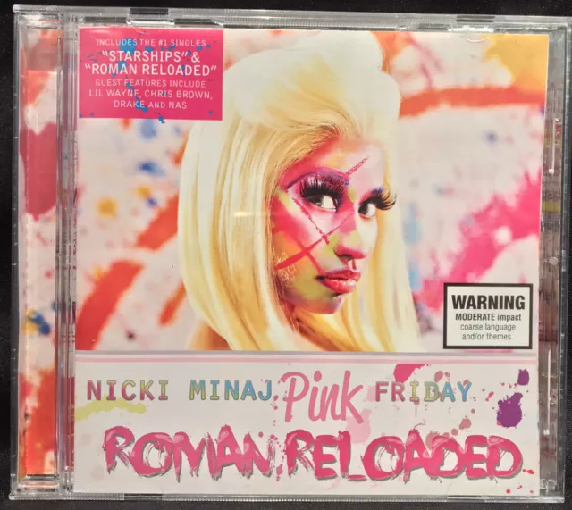 NICKI MINAJ Pink Friday Roman Reloaded CD 2012 AUSTRALIA *Disc Mint* FREE POST