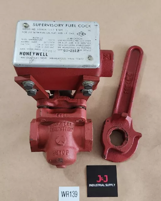 *NEW* Honeywell V5060A-1007-1 Gas Valve Supervisory Fuel Cock 3/4" + Warranty!