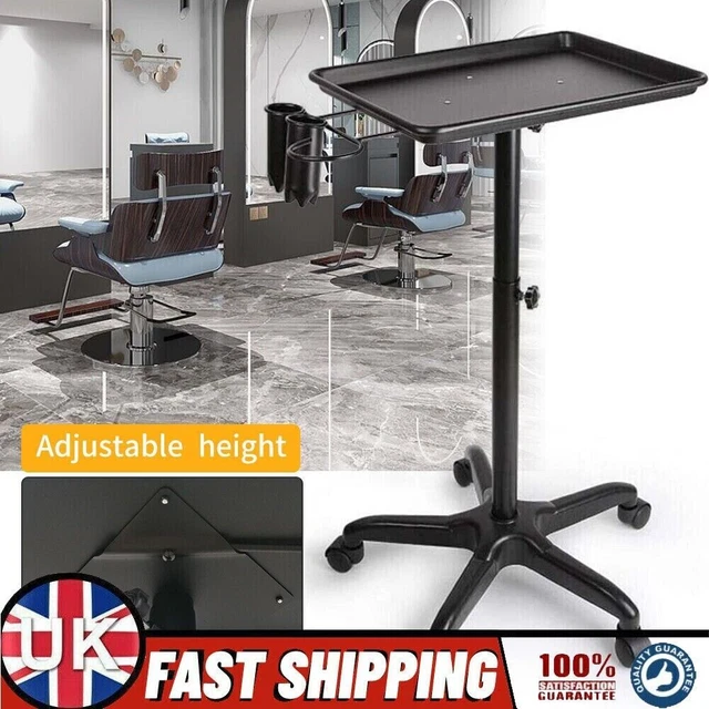 Salon SPA Rolling Tray Tattoo Beauty Equipment Hair Stylist Storage Trolley Cart