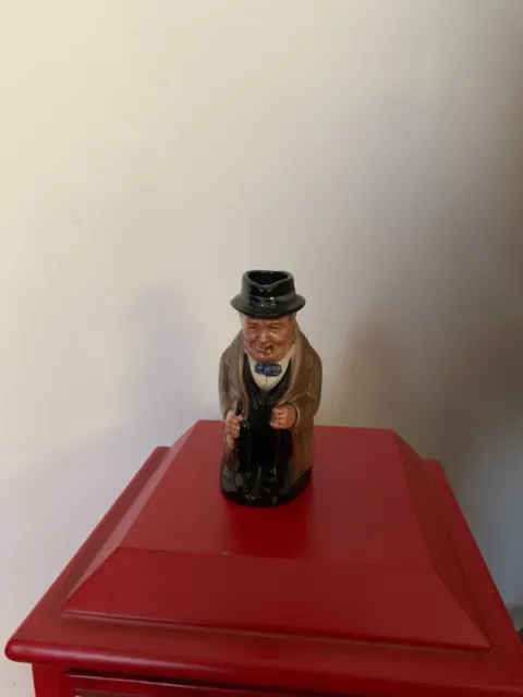 Royal Doulton Winston Churchill' 4” Small Toby Jug Made in England