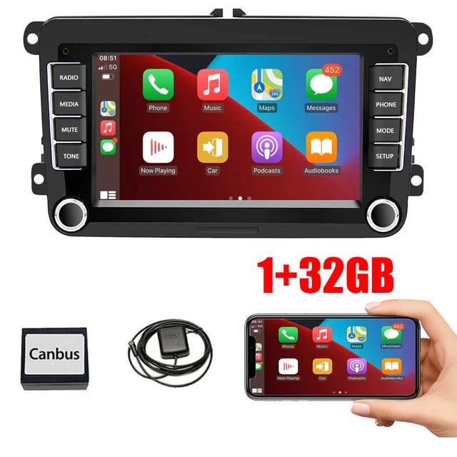 AUTORADIO RCD330 RCD360 PRO2 Carplay Android Auto BT Für VW Golf CADDY ...