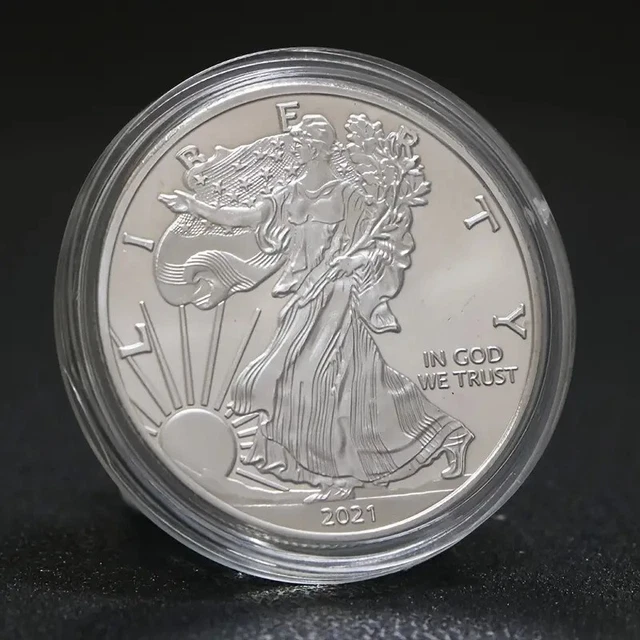 1 oz,999 moneta d'argento aquila USA, aquila americana, 2021