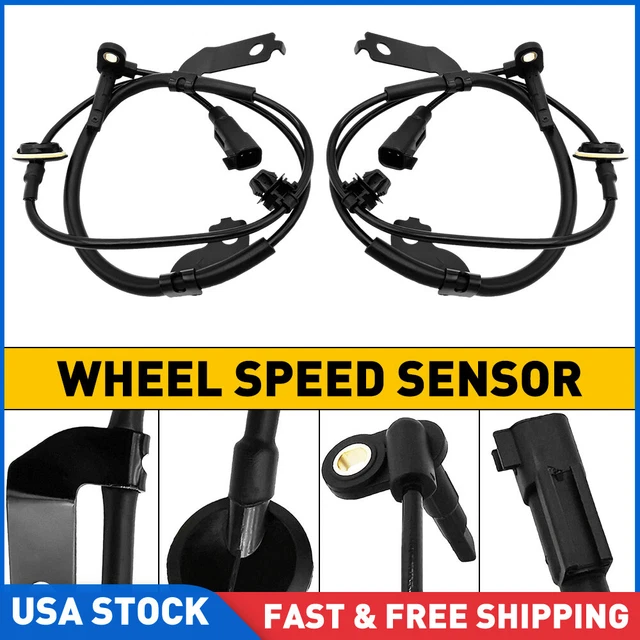 JDMSPEED Set Of 2 Front ABS Wheel Speed Sensors Left & Right For Mitsubishi Lancer & Outlander