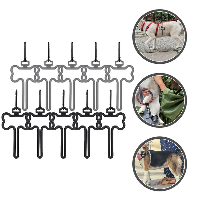 10 Pcs Dog Waste Bag Clamps Dog Poop Bag Clip Paria Outdoor Products Fastener