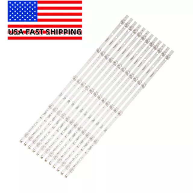 12Pcs New LED Strips for Sharp LC-65N7004U LC-65Q7300U JL.D65051330-365AS-M-V02