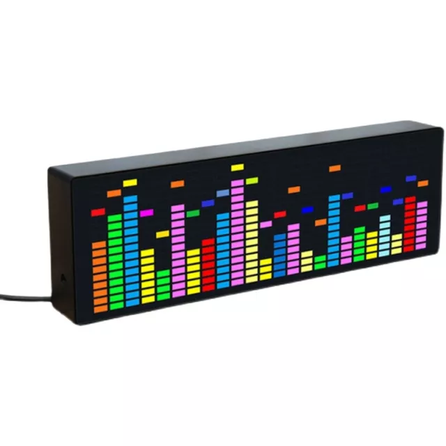 Horloge éLectronique à Spectre Musical LED Couleur Rhythm Light Activé par 2632