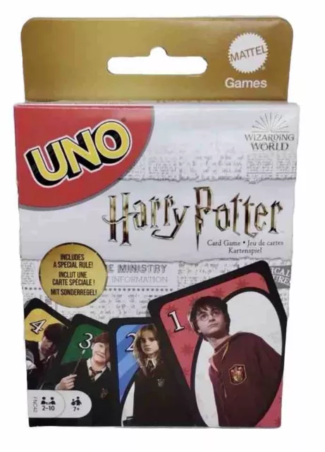 Uno Harry Potter Wizarding Warriors Of The World Mattel Tarjetas De Juego Nuevo