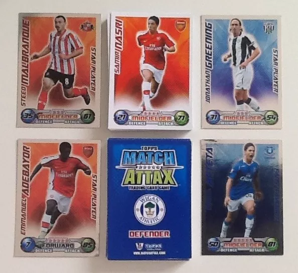 Tarjetas de jugador Topps Match Attax 2008/09 de la Premier League - No. S. 1-234