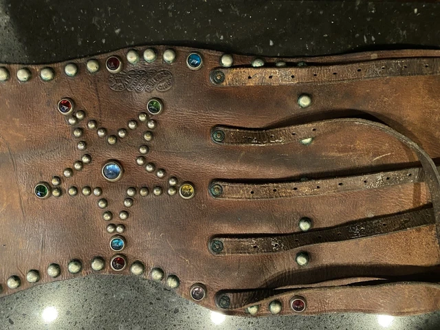 Vintage Visalia Leather Kidney Belt 3