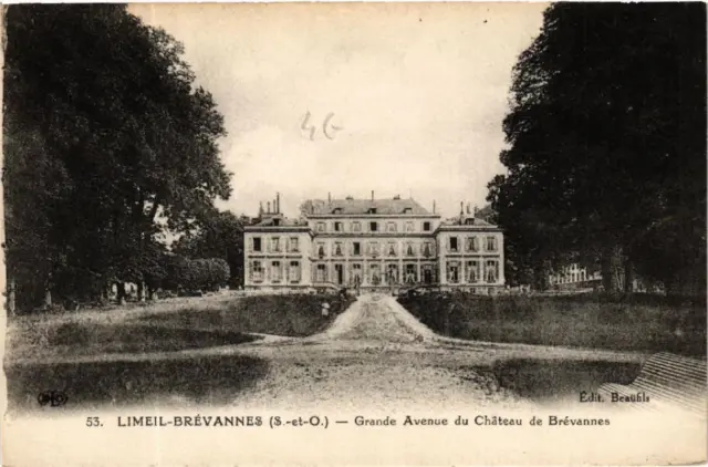 CPA LIMEIL-BRÉVANNES Grande Avenue du Chateau de BRÉVANNES (569958)
