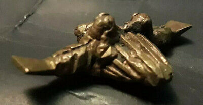 Ashanti GoldWeights Antique Gold Weight Bronze Birds on a Fish akan Ghana 3
