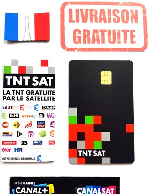 TNT ✅ CARTE NEUVE POUR TNT SAT ★ EN STOCK ★ DECODEUR SATELLITE TV ASTRA 19.2 