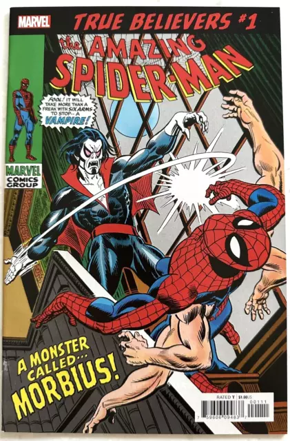 True Believers: Amazing Spider-Man #1 NM (2019) Reprint of ASM 101 / 1st Morbius