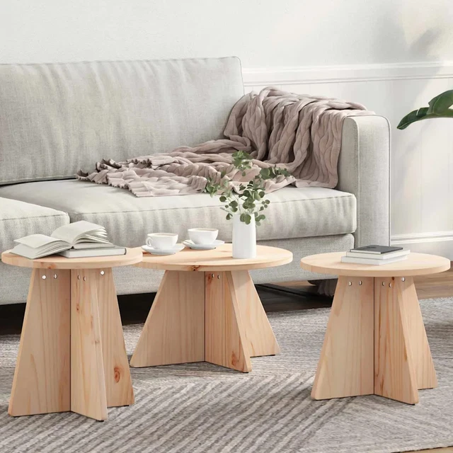 Table Basse Rectangulaire en Bois d'Acacia (110x60 cm) Moad