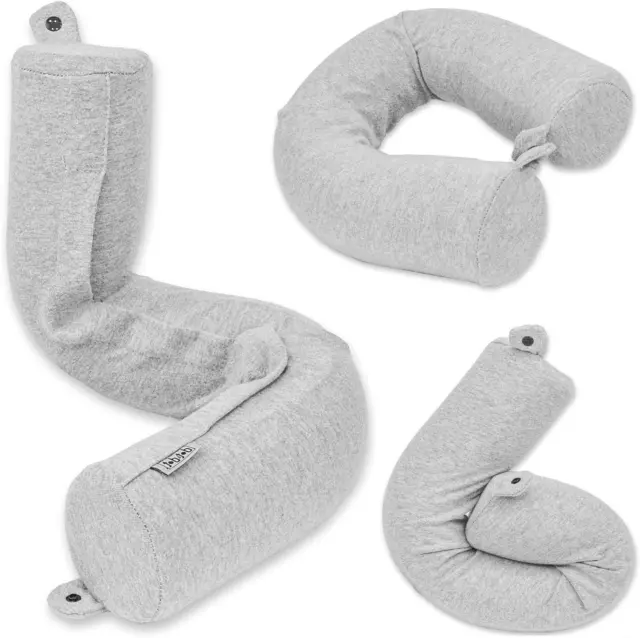 Twist Memory Foam Travel Pillow for Neck, Chin, Lumbar and Leg Support - Neck Pi