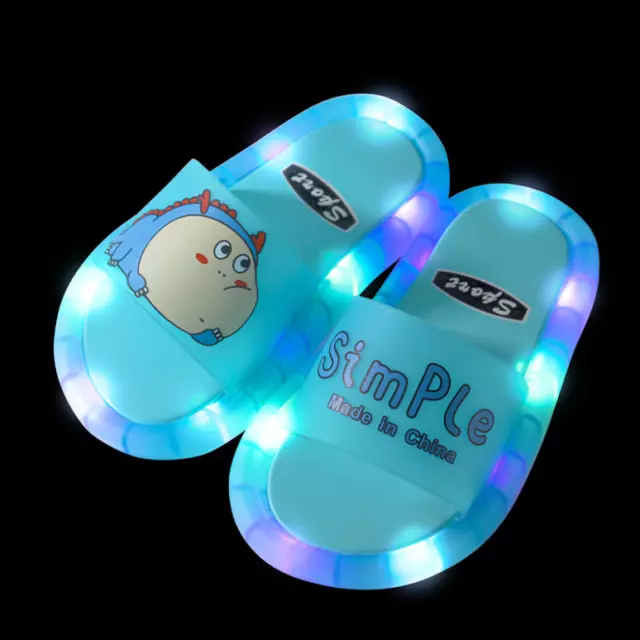 Kids Light Up Shoes Glowing Slippers for Children Flashing Led Light Up Sandals