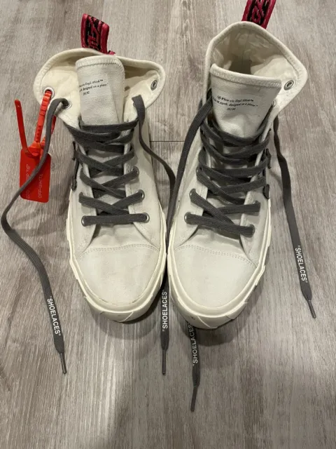 Off-White Vulcanized Mid White Size 11 Eu 44