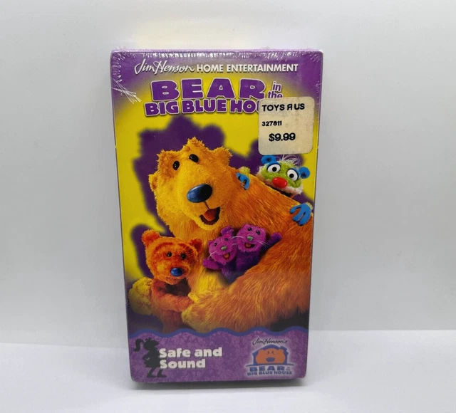 JIM HENSON, BEAR In The Big Blue House “Safe and Sound” VHS Tape 2001 ...