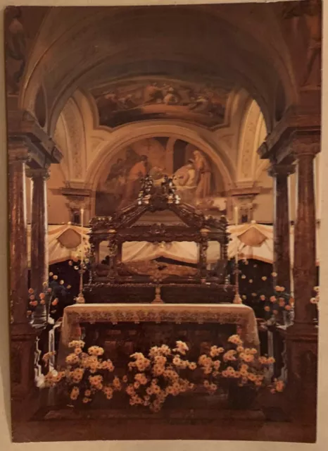 Cartolina Gozzano Novara Basilica San Giuliano Diacono Cripta Non viaggiata
