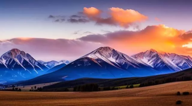 Schöner Sonnenuntergang in den Bergen. Tatra-Gebirge, Polen. (201854589)