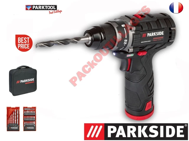 Perceuse Visseuse Sans Fil Parkside 12V Performance Avec 2 Batteries Et Chargeur - Neuf Allemagne