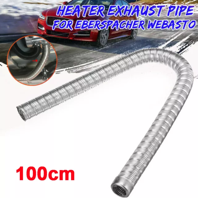 60/100cm Double Layer Car Parking Heater Exhaust Pipe 24mm Diameter Stainless  Steel Air Parking Heater Tube Gas Vent Fit Air Diesels Vent Hose Parking  Tank Car Heaters Accessories