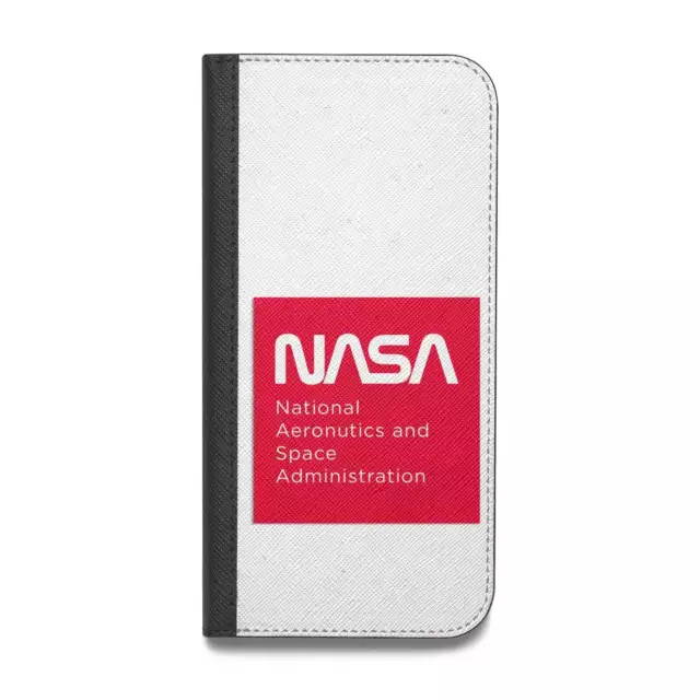 NASA The Worm Box veganes Leder Flip iPhone Hülle für iPhone