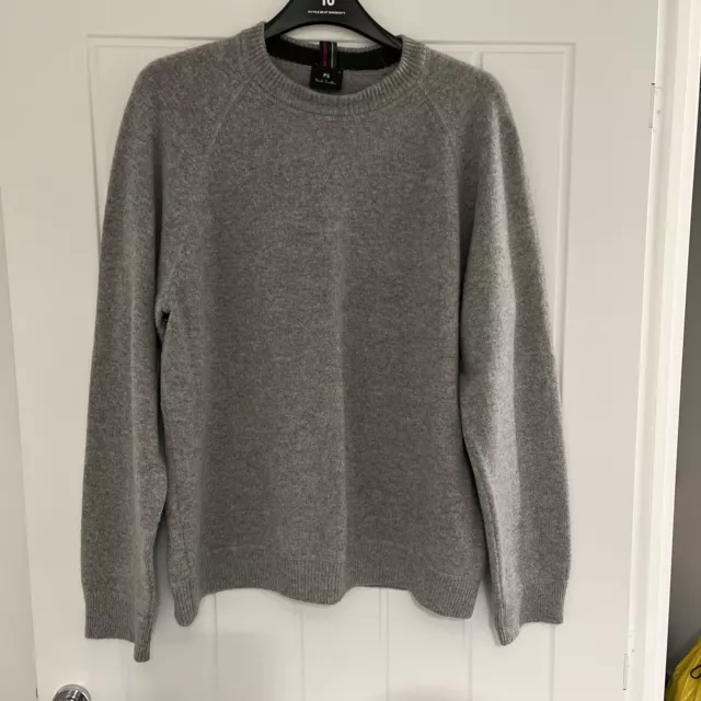 paul smith 100% wool jumper Grey Xl