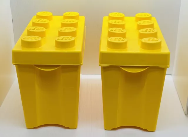 Vintage Lego Basic Build-n-Store 3 Compartment Storage Box Chest